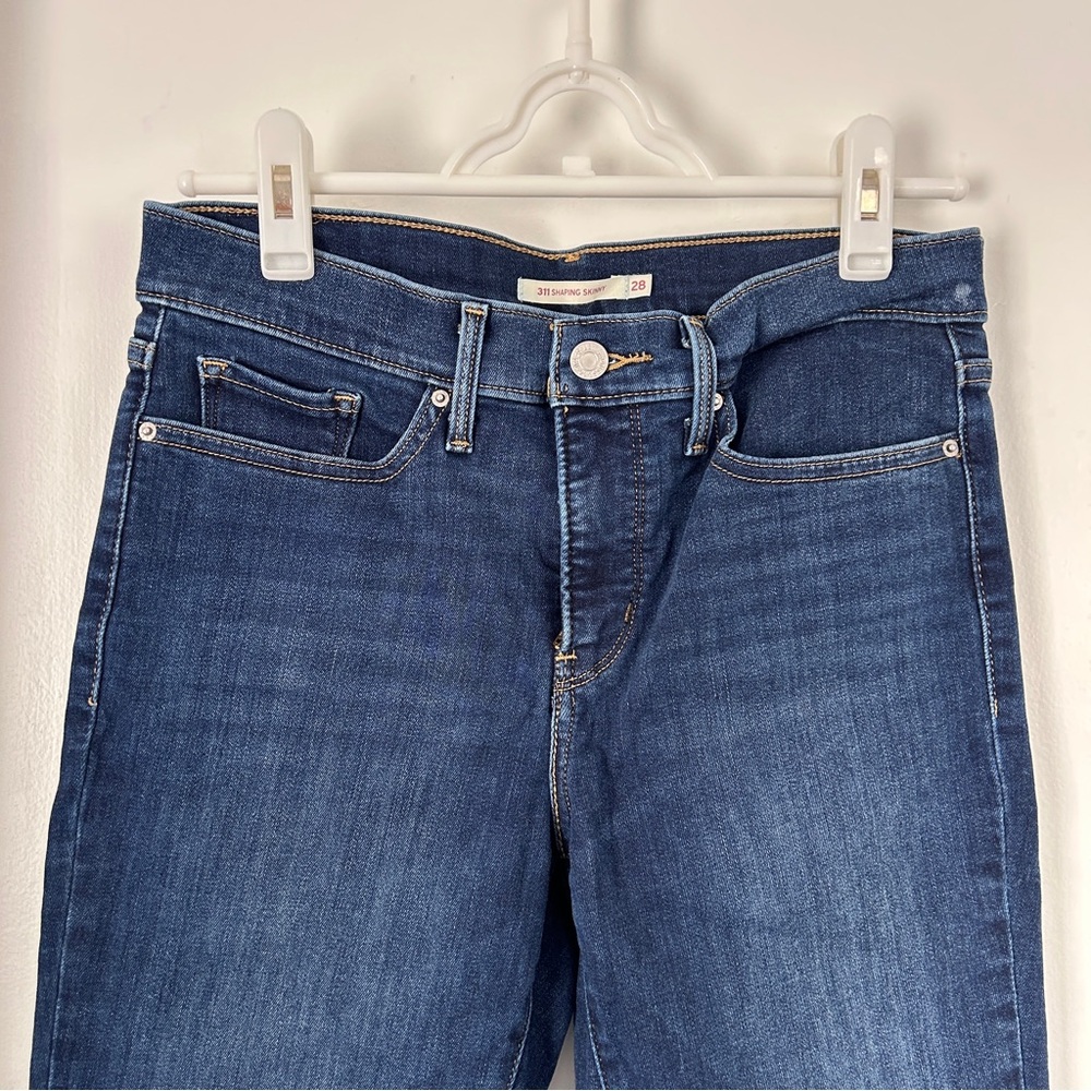 Levi's Classic Blue Straight Leg Jeans
